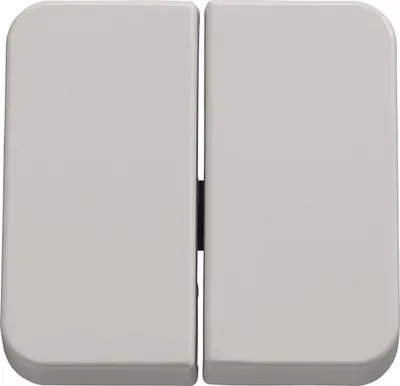 Produktbild von ROTH LANGE 57195 Doppelwippe Abdeckung für Serienschalter Basic ultraweiß