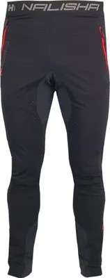 Produktbild von HAVEN Lange Fahrradhose ohne Träger  - NALISHA SLIMFIT - Schwarz/Rot 2XL