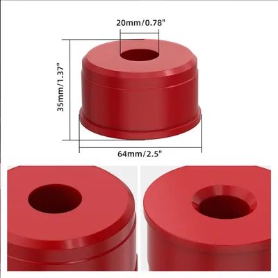 Zdjęcie produktu dla Polyuretanowe tuleje do przedniego wahacza - E30/E36/M3/Z3 - Kompletny zestaw - Zamiennik OEM: 31129059288, 31129069035, 31129064875