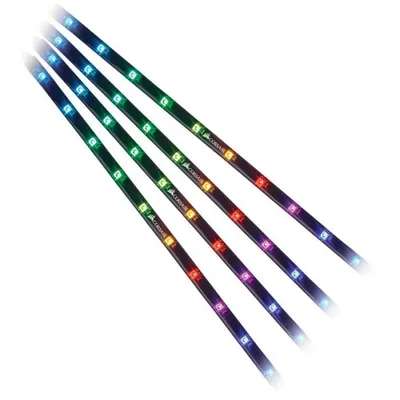 Zdjęcie produktu dla Zestaw przedłużający Corsair RGB LED Lighting PRO CL-8930002 41 cm