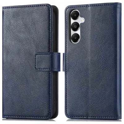 Imagen del producto de Funda Tipo Libro de Lujo para Samsung Galaxy A26 - Azul oscuro