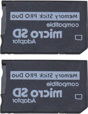 Zdjęcie produktu dla Adapter z karty micro SD na Pro Duo, uchwyt na kartę, kompatybilny, srebrny, 1 GB