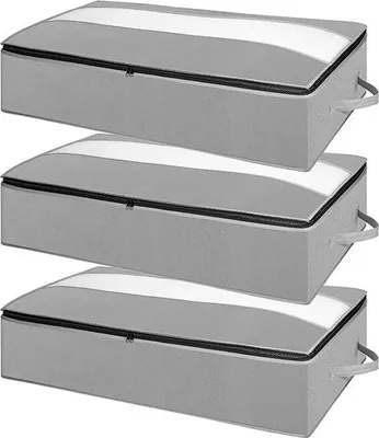 Produktbild von Famanu Aufbewahrungsbox Faltbare Aufbewahrungsbehälter - 3er Set 100 Liter