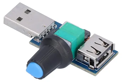 Immagine prodotto di Regolatore di velocità della ventola USB, controllo del volume, regolazione della posizione della scheda, modulo a basso rumore