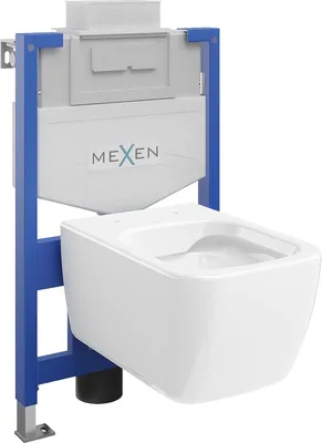 Immagine prodotto di Mexen set WC da incasso struttura Fenix XS-U con vaso WC Stella, bianco lucido - 6853368XX00