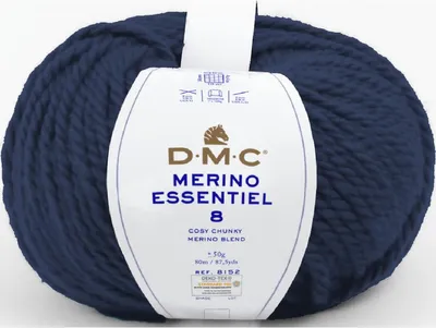 Produktbild von DMC Merino Essentiel-8 – das dickste Garn der Merino-Familie 55 % Wolle & 45 %.Polyacryl (Color 865)