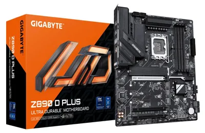 Obrázek produktu pro GIGABYTE Z890 D PLUS, Intel, LGA 1851 (Socket V1), Intel Core Ultra (Series 2), LGA 1851, DDR5-SDRAM, 256 GB