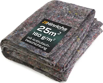 Produktbild von Hinrichs Malervlies 25 m 180g/m² - 5 x 5m² Zuschnitt Abdeckvlies rutschfest