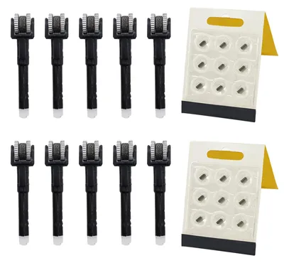 Ersatzräder für Feuerzeuge, 10 Stück + 18 Feuersteine, 4,3 cm
