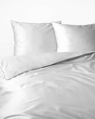Image de Detexpol Satin linge de lit 160x200 blanc avec garniture Mako Satin 62