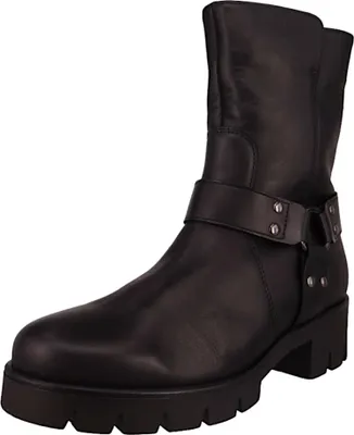 Biker Boots Damen Stiefel Elegant Flach Biker Boots Damen Slouchy