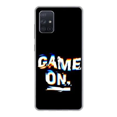Produktbild von MuchoWow® Handyhülle Schutzhülle Hülle für Samsung Galaxy A51 5G Spiele - Spiel - Zitat Silikon Softcase Handy Hülle - Abbildung