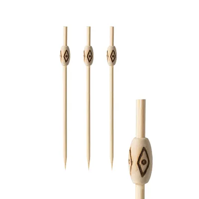 Produktbild von PAPSTAR Fingerfood Picker "pure" 12 cm, ideal für Snacks und Fingerfood | Beutel (40 Stück)