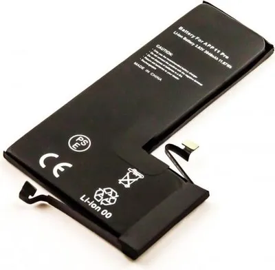Produktbild von Akku passend für Apple iPhone 11 Pro, Li-Polymer, 3,83V, 3046mAh, 11,7Wh, built-in, ohne Werkzeug - without battery health information
