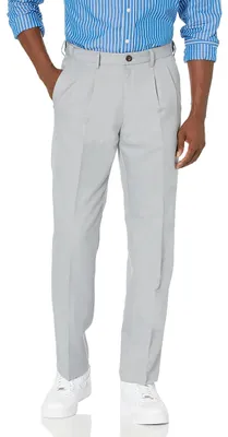 Produktbild von A. Essentials Herren Anzughose mit Falte und Erweiterbarem Bund, Klassisch Gesch