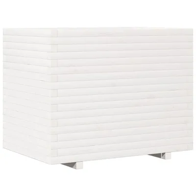 Zdjęcie produktu dla vidaXL Sadzarka biała 90x60x72,5 cm lite drewno sosnowe
