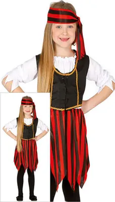 Produktbild von Guirca Korsarenmädchen Kostüm 7-9 Years 7-9 Years