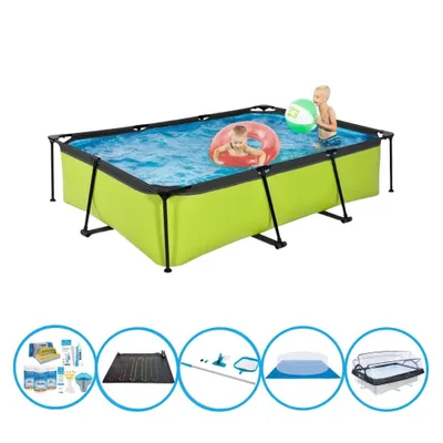 Obrázek produktu pro Bazén EXIT Lime - 300x200x65 cm - Rámový bazén - Včetně příslušenství