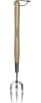 Produktbild von Kent & Stowe Handgabel lang, Edelstahl, Stiel aus Eschenholz, 58,5 cm, 734473