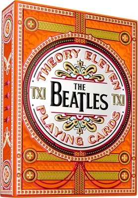 Zdjęcie produktu dla Karty do gry The Beatles w wersji pomarańczowej