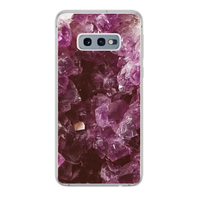 Produktbild von MuchoWow® Handyhülle Schutzhülle Hülle für Samsung Galaxy S10e Edelsteine - Amethyst - Kristalle und Edelsteine Silikon Softcase Handy Hülle - Handy