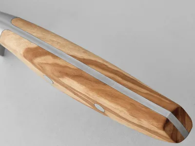 Steakmesser 12 cm – Olivenholzgriff, geschmiedete Edelstahlklinge