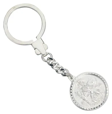 Produktbild von Anhänger Schlüsselanhänger Christopherus 925 Echt Silber Uni