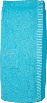 Produktbild von Schiesser Frottier Saunakilt Rom für Damen | 100% Baumwolle aus nachhaltiger Produktion | weich, saugstark, 3-fach weitenverstellbar | 36-42 | Türkis