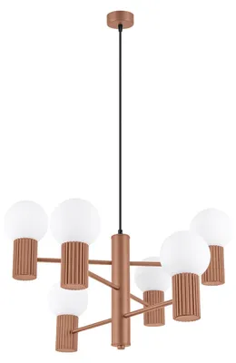 Zdjęcie produktu dla Żyrandol HALO mocca 6xG9x8W aluminium wym:230x64x64cm IP20 Sollux Lighting