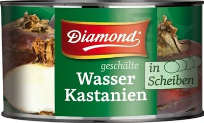 Produktbild von DIAMOND geschälte Wasserkastanien in Scheiben 227g / 140g ATG