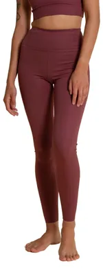 Productafbeelding van Girlfriend Collective dames sportlegging met ribstructuur, 7/8 lengte