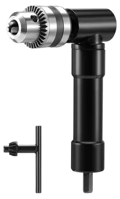 Obrázek produktu pro 90° vrtací adaptér s rychloupínacím systémem, rozsah 1-10 mm, úhlový vrtací nástavec, 8mm šestihranná stopka, 1500 ot./min, 25 N.M
