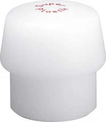 Productafbeelding van Halder Schonhammerkop, diameter 40 mm, voor Simplex, los, mediumhard, superkunststof, wit - 3207040
