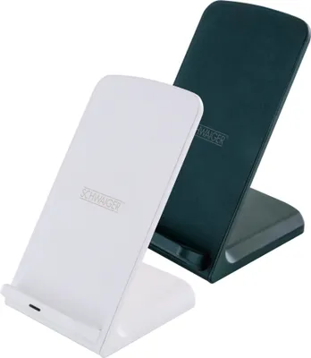 Produktbild von QI-Ladestation Smartphone-Ständer USB-C, Farbe:Schwarz