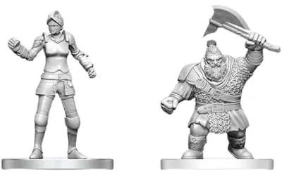 Obrázok produktu pre D&D Nolzur's Miniatures - Kultista Baneho a trpaslík Zhentilar