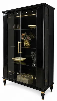 Produktbild von Vitrine Glasvitrine Glasschrank Esszimmer Schrank Schrankvitrine