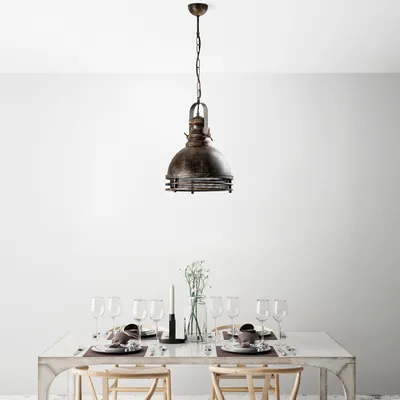 Produktbild von Opviq, SAGLAM-3762-RETRO, Kronleuchter, METALLKÖRPER, Antiquität, 90 x 20 x 20 cm