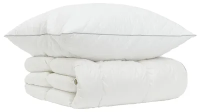 Imagen del producto de Juego de edredones de plumas de ganso, 90%, modelo FULDA, 2 unidades, 152 x 203 cm, para invierno