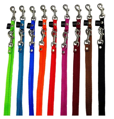Produktbild von Hundeleine für kleine Hunde, Mini Doppelleine, 3/4/5-fach verstellbar, 2m - 5m, 10mm