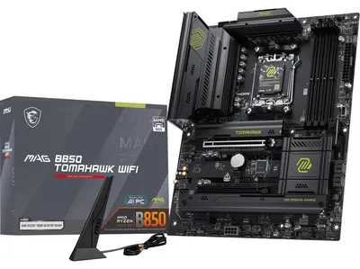 Obrázok produktu pre MSI MAG B850 TOMAHAWK WIFI, AMD, Pätica AM5, AMD Ryzen 7000 Series, AMD Ryzen 8000 Series, AMD Ryzen 9000 Series, Pätica AM5, DDR5-SDRAM, 256 GB