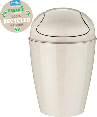 Produktbild von koziol DEL S Schwingdeckeleimer 5 l – recycled desert sand