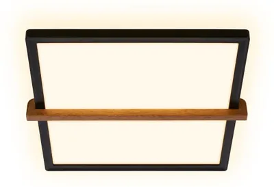 Obrázok produktu pre Briloner Remsa LED stropné svietidlo, nepriame svetlo, ploché, použitie na drevo, teplé biele svetlo, čierna, 29 x 31,5 x 4 cm