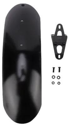 Produktbild von Motorrad-Vorderradkotflügel aus Aluminiumlegierung, hochmontierter Spritzschutz, Ersatz für R12 NineT R NineT Scrambler Option 719, Schwarz