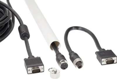 Produktbild von Renkforce VGA Anschlusskabel VGA 15pol. Stecker, VGA 15pol. Stecker 10.00 m Schwarz RF-4537804 für Leerrohr-Montage, mi