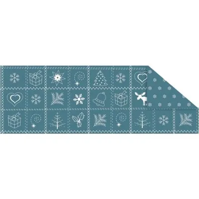 Produktbild von Fotokarton Country Christmas 300g/qm A4 petrol