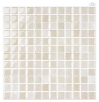 Produktbild von 10 selbstklebende 3D-Mosaikfliesen für Küche und Badezimmer