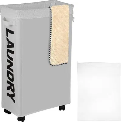 Zdjęcie produktu dla Szara torba Waszak 62 l z kółkami i uchwytem