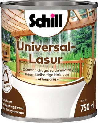 Produktbild von Schill Universal-Lasur0,75 Liter Teak