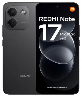Image de Xiaomi Redmi Note 17 Pro Max 5G 8 Go / 512 Go - Noir - Version européenne