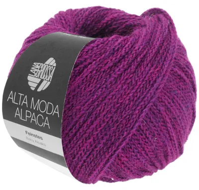 Produktbild von Lana Grossa - Alta Moda Alpaca 0089 rotviolett
